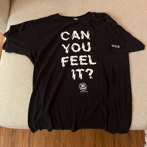 Stussy Large Can You Feel It T-Shirt